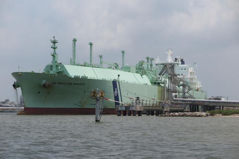 Das Schiff "Pavilion Aranda" an der US-Golfküste