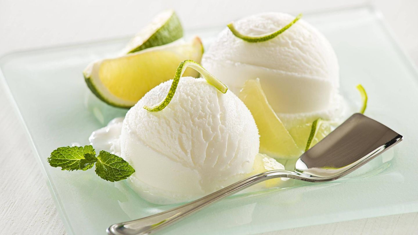 Zitronen-Eis