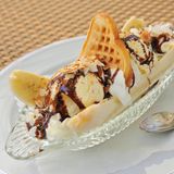 Bananen Split Eis