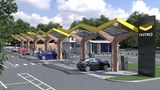 Fastned-Ladestation in Redbridge /  Großbritannien