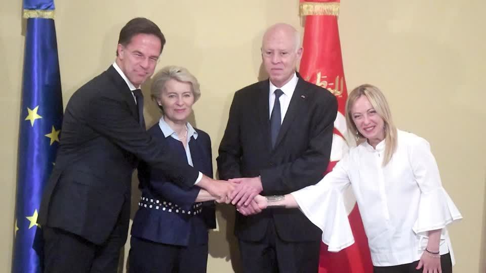 Video: EU und Tunesien vereinbaren Pakt gegen "irreguläre Migration"