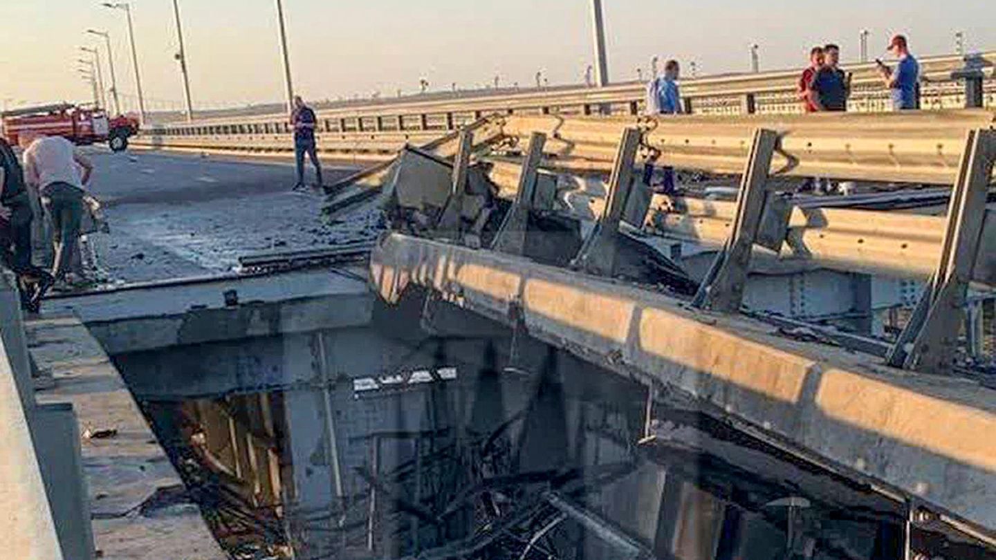 Ukraine-News: Ukrainian forces probably responsible for the explosion at the Crimean bridge