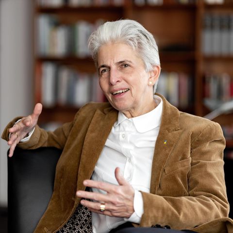 Marie-Agnes Strack-Zimmermann im Gespräch
