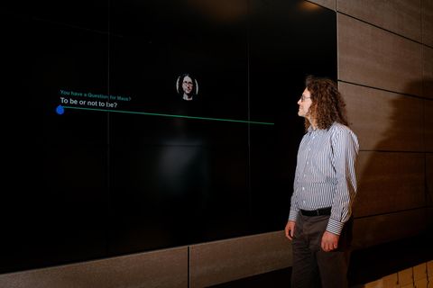 Stephan Maus und sein digitales Avatar