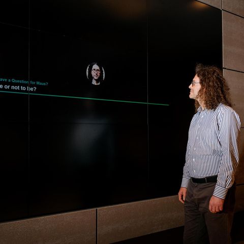 Stephan Maus und sein digitales Avatar