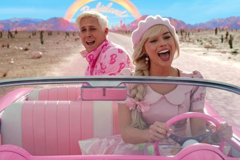 Pretty in Pink: Margot Robbie (als Barbie) vor Ryan Gosling (als Ken)