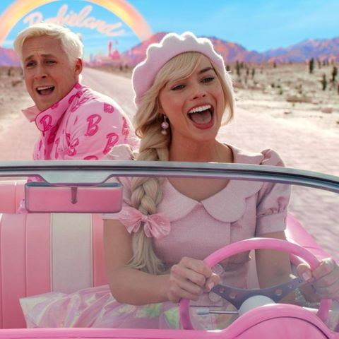 Pretty in Pink: Margot Robbie (als Barbie) vor Ryan Gosling (als Ken)