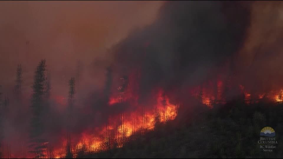 Video: Kanada: Kein Ende der Waldbrände in Sicht