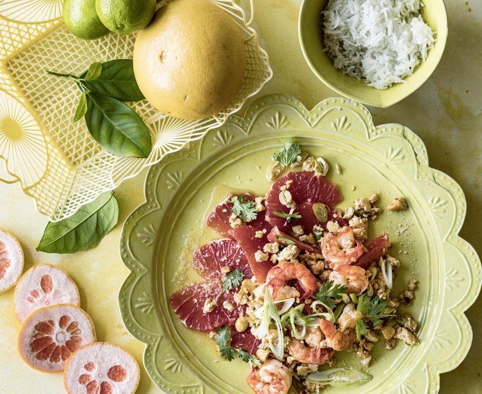 Sommersalat mit Grapefruit