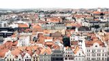 Blick auf die tschechische Stadt Pilsen
