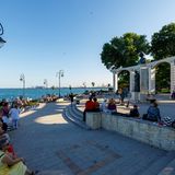 Blick auf die Promenade von Constanta