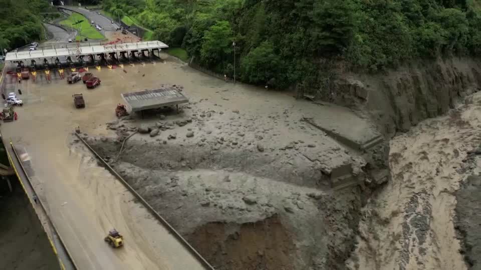 Video: Dramatischer Erdrutsch in Kolumbien