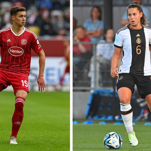 Lena Oberdorf: Die Nationalspielerin und ihr Bruder Tim Oberdorf auf dem Platz