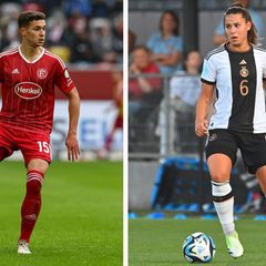Lena Oberdorf: Die Nationalspielerin und ihr Bruder Tim Oberdorf auf dem Platz