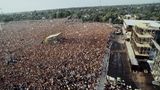 Konzert von Bruce Springsteen am 19. Juli 1988 auf der Radrennbahn Weißensee in Ost-Berlin, der Hauptstadt der DDR