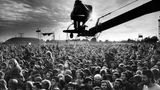 Konzert von Bruce Springsteen am 19. Juli 1988 auf der Radrennbahn Weißensee in Ost-Berlin, der Hauptstadt der DDR