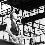 Konzert von Bruce Springsteen am 19. Juli 1988 auf der Radrennbahn Weißensee in Ost-Berlin, der Hauptstadt der DDR