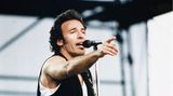 Konzert von Bruce Springsteen am 19. Juli 1988 auf der Radrennbahn Weißensee in Ost-Berlin, der Hauptstadt der DDR