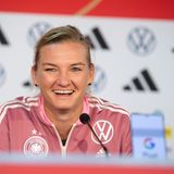 Alexandra Popp von der deutschen Frauen-Fußballnationalmannschaft