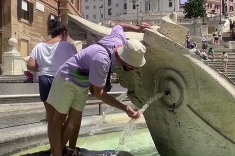 "Das hatte ich nicht erwartet": Touristen über die 40-Grad-Hitze in Südeuropa