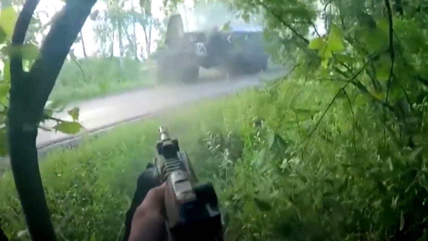 Belgorod: Tschetschenen greifen wohl russischen Armeetransport an  | STERN.de