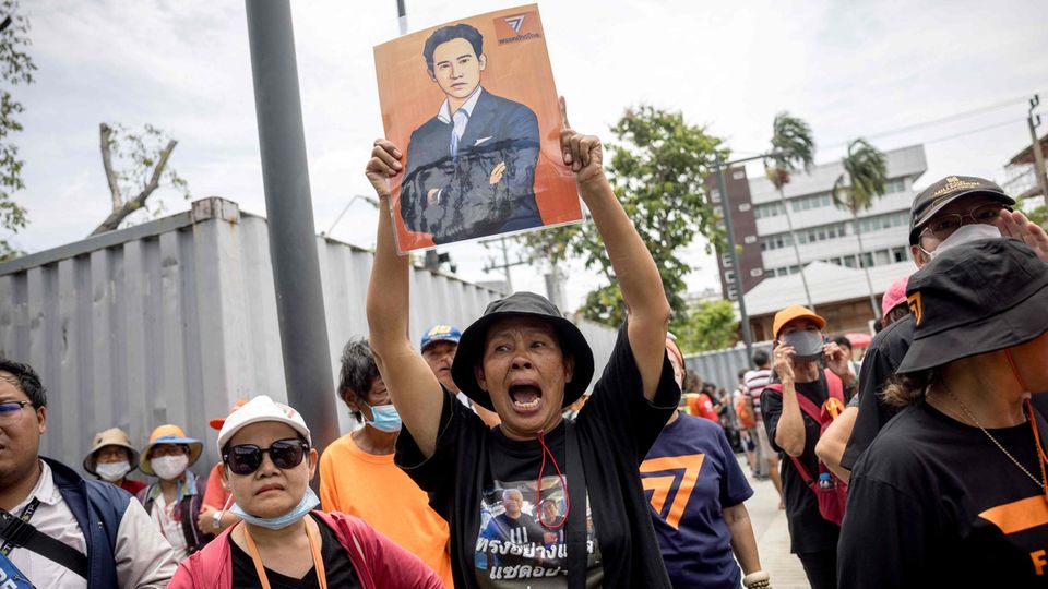 Thailand: Menschen protestieren, weil der Wahlsieger nicht als Regierungschef kandidieren darf