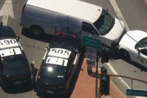 Wilde Verfolgungsjagd in L.A. endet mit Karambolage