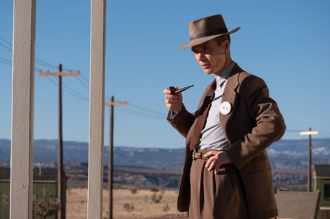 Filmstill aus Oppenheimer, der parallel zum Barbie Film in den Kinos läuft