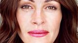 Julia Roberts fotografiert von Martin Schoeller. Eine Frau in Nahaufnahme mit langen Haaren, vollen Lippen und klarem Blick
