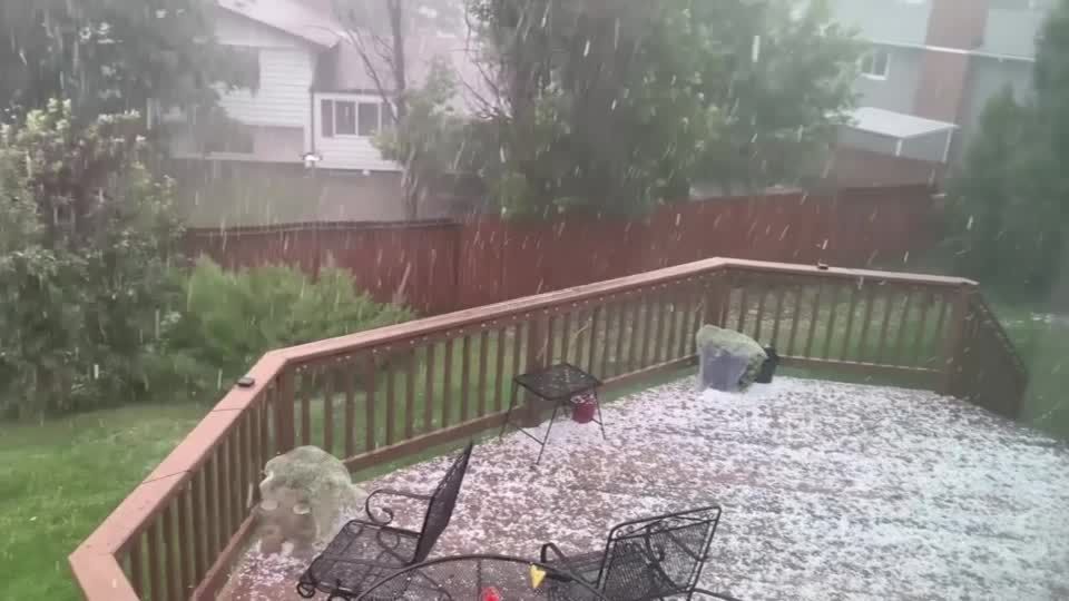 Video: Extremer Hagel in Colorado Springs Video: Extremer Hagel in Colorado Springs