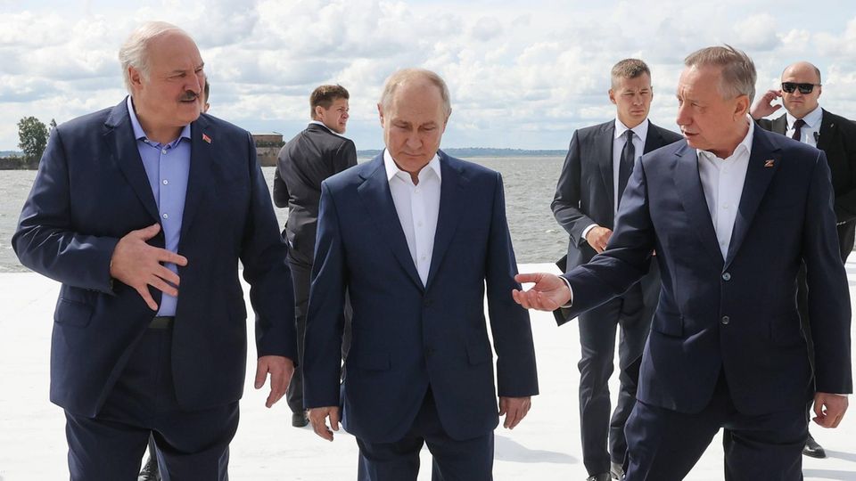 Wladimir Putin empfängt Alexander Lukaschenko 