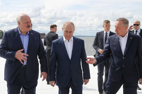 Wladimir Putin empfängt Alexander Lukaschenko 