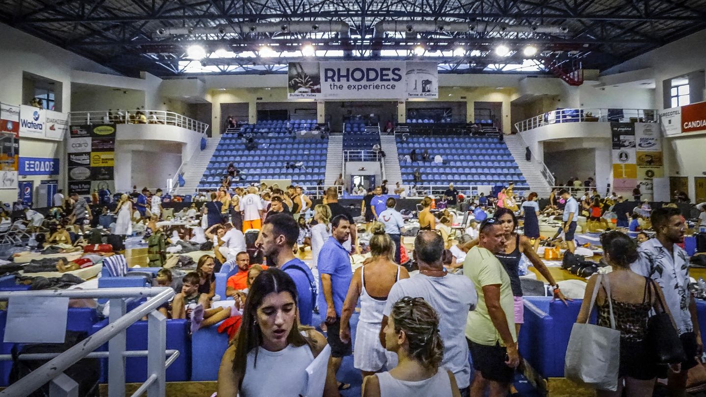 Rhodos Touristen