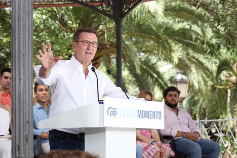 Alberto Nunez Feijoo, Oppositionsführer und Kandidat der Volkspartei