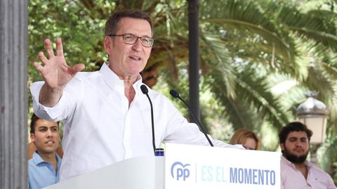 Alberto Nunez Feijoo, Oppositionsführer und Kandidat der Volkspartei