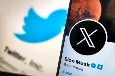 Das weltweit bekannte Vogel-Logo von Twitter soll bald einem großen X weichen