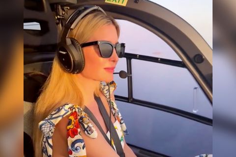 Was macht Ivanka Trump heute? Richtig, sie nimmt Helikopter-Flugstunden