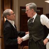 Robert Downey Jr. als Lewis Strauss und Matthew Modine als Vannevar Bush