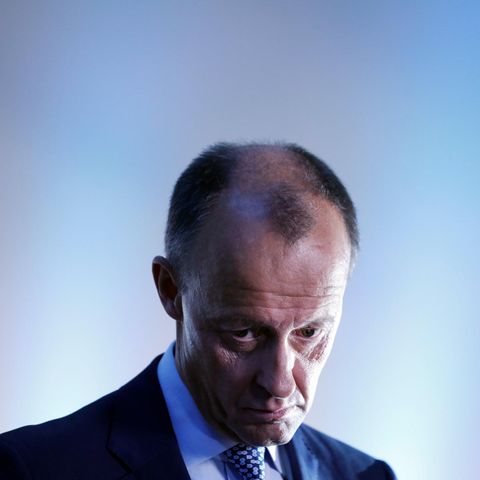 Für CDU-Chef Friedrich Merz schaut nach unten