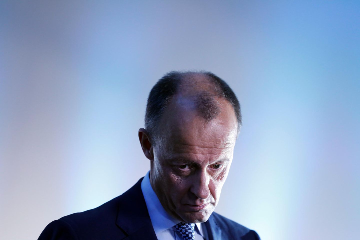 Für CDU-Chef Friedrich Merz schaut nach unten