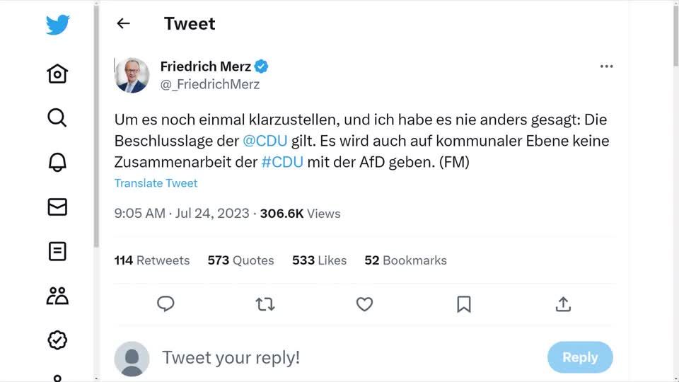 Friedrich Merz In Der Presse: "Hat AfD Ein Besonderes Geschenk Bereitet ...