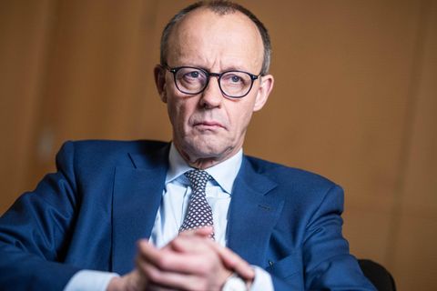 Friedrich Merz, CDU Bundesvorsitzender und Fraktionsvorsitzender der CDU/CSU Fraktion