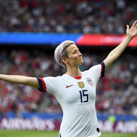 Megan Rapinoe: Die US-Spielerin jubelt