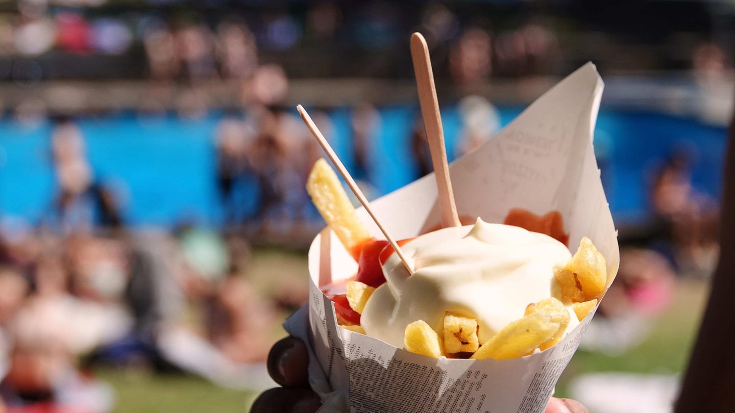 Pommes im Freibad Pommes im Freibad