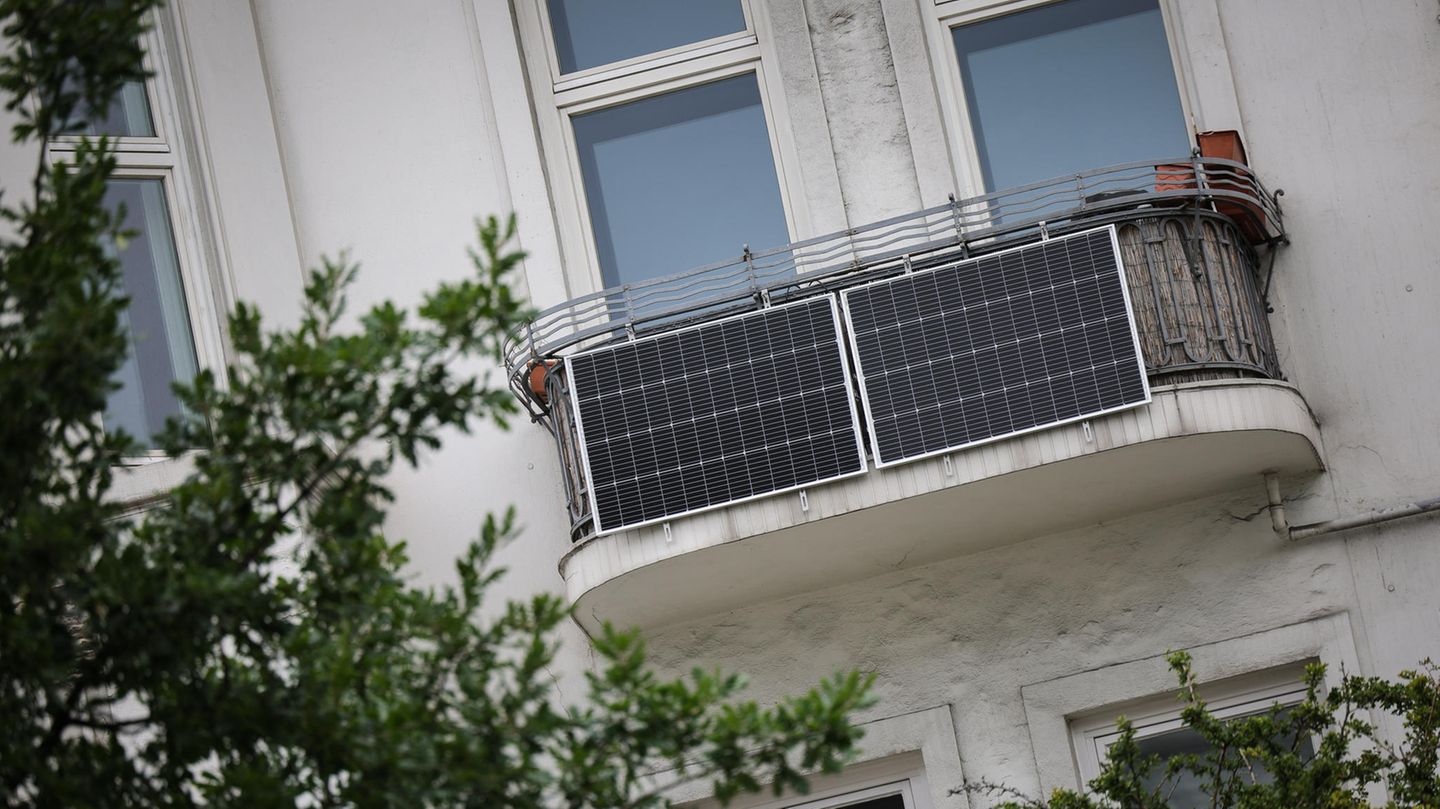 Balkonkraftwerk in Hamburg