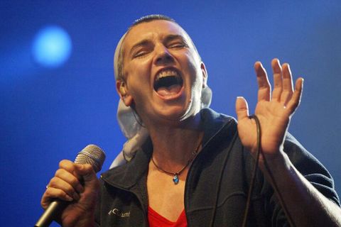 Die irische Sängerin Sinead O'Connor