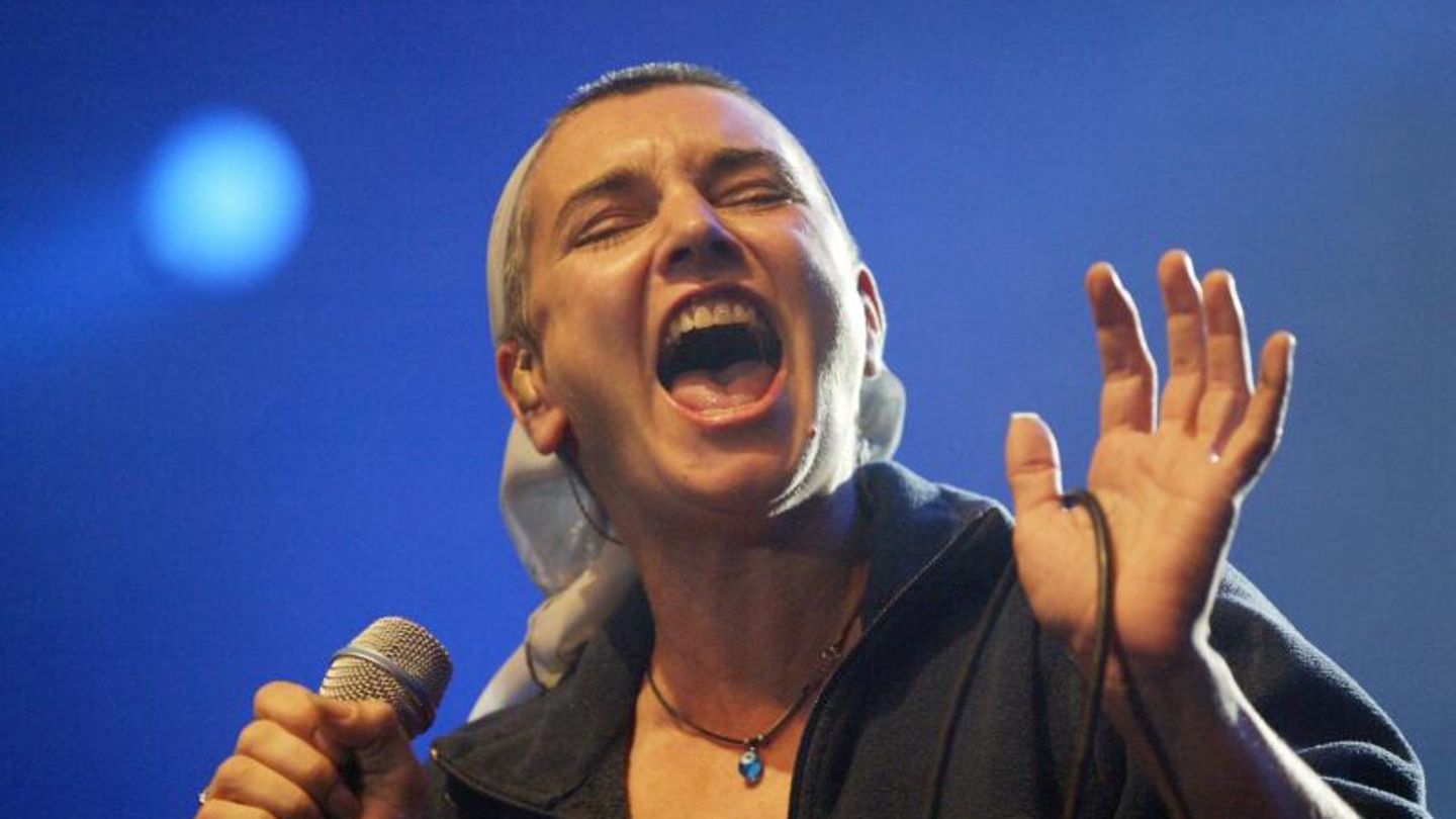 Die irische Sängerin Sinead O'Connor