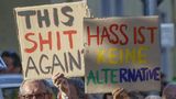 Proteste gegen die AfD