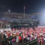 Auf diesem Bild soll eine Hwasong-17 Interkontinentalrakete aus Nordkorea zu sehen sein