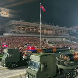 Eine Militärparade zum 70. Jahrestag des Endes im Koreakrieg in Pjöngjang, Nordkorea